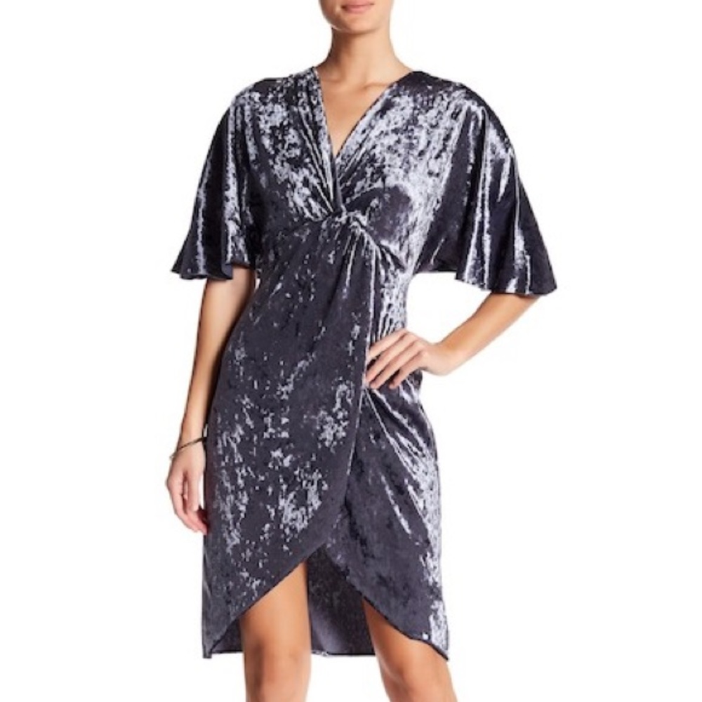 Crushed Velvet Dress